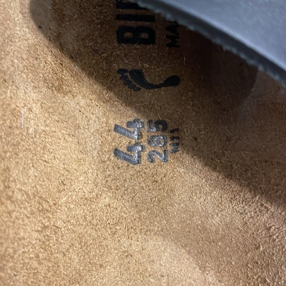 Birkenstock men’s  Arizona Birko-Flor black new with tag - Picture 11 of 12